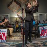Susanna Johnson delivers preliminary election results that showed her leading the Snohomish County sheriffs race on Tuesday, Nov. 7, 2023, at 230 Avenue B in Snohomish, Washington. Johnson would go on to defeat incumbent Sheriff Adam Fortney. (Annie Barker / The Herald)