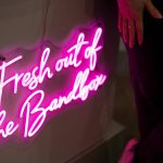 A sign reads Fresh out of the Bandbox, a favorite expression of Muncey-Gordons grandmother Aljean. (Ryan Berry / The Herald)