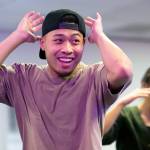 Pon Nuth, director of RTHMZ, works through a new sequence. (Ryan Berry / The Herald)