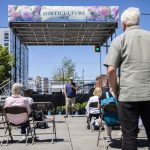 People listen to a talk on hydrangeas during Sorticulture on Friday, June 7, 2024, in Everett, Washington. (Olivia Vanni / The Herald)