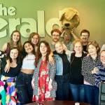 Some Herald staff members pose for a photo on June 18, 2024, one day before major newsroom cuts were announced. (Photo provided)
