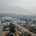 Wildfire smoke builds over Darrington on Friday, Sept. 11, 2020 in Darrington, Wa. (Olivia Vanni / The Herald)