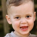Kaid Everett Hitchner, 3, was middle-named after the town where his parents met and work. (Submitted photo)