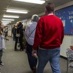People explore the halls of Liberty Elementary on Thursday, May 29, 2025 in Marysville, Washington. (Olivia Vanni / The Herald)