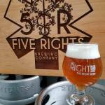 In celebration of signing a lease on a new location in 2018, 5 Rights owner and head brewer R.J. Whitlow brewed 3rd Street Sunrise. (R.J. Whitlow)