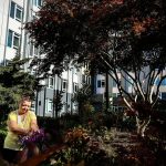 Valentina Bogdanova, 74, loves working in the gardens that nearly surround the Bakerview Apartments, where she has lived for 20 years. The units are among 16 affordable and subsidized properties leased to seniors by the Everett Housing Authority. (Dan Bates / The Herald)