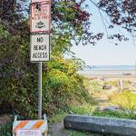 Kallen Specht
No Beach Access and By Order of the Sheriff tow-away signs installed at Hillman Place a public right-of-way near Soundview Drive Northwest in Stanwood.