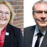 Christine Frizzell, left, and George Hurst