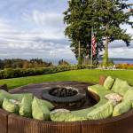 One of two fire pits outside the home on Oct. 23, 2025 in Mukilteo. (Olivia Vanni / The Herald)