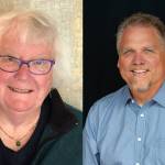 Carolyn Carlson, left, and James Sterba