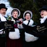 Carolers sing at the Tulalip Lights and Ice event on Saturday in Tulalip. (Will Geschke / The Herald)
