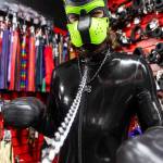 Nathan, who also goes by Cyber, in full pup attire at Lovers Lair on Dec. 19, 2025 in Everett. (Olivia Vanni / The Herald)