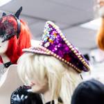 Wigs, chokers, hats and other accessories on display at Lovers Lair on Dec. 19, 2025 in Everett. (Olivia Vanni / The Herald)