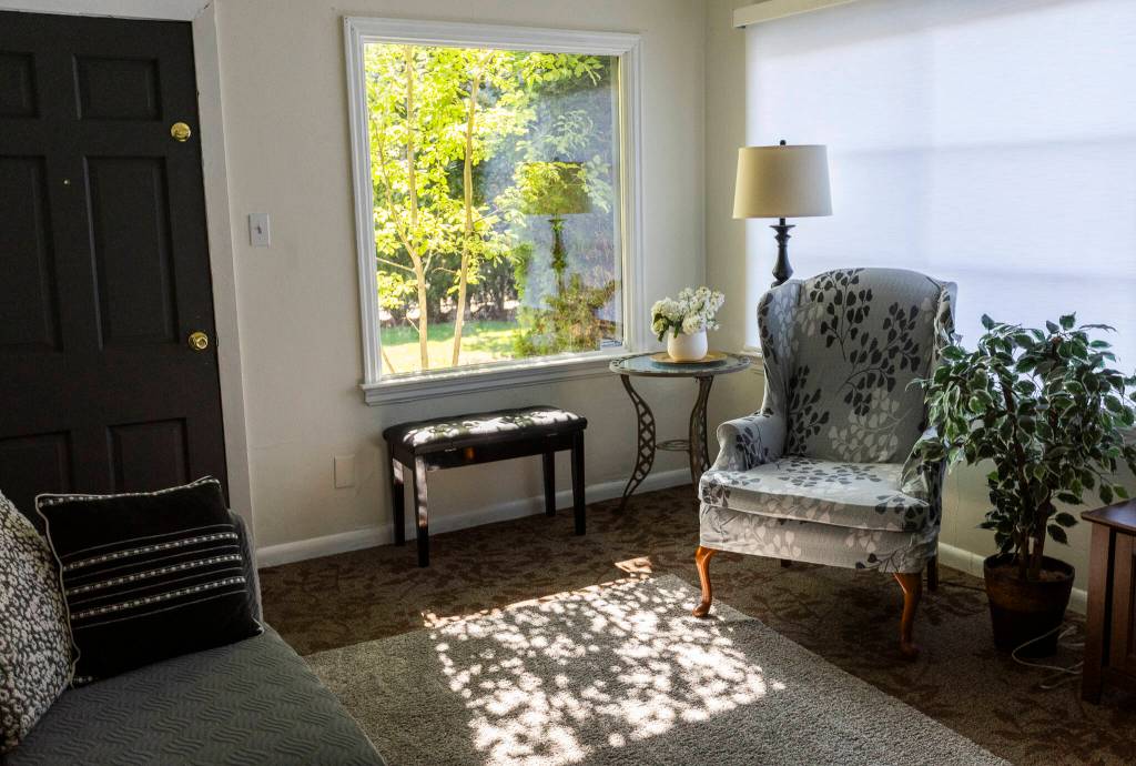 Inside the guesthouse adjacent to the Marysville Opera House on Sept. 16, 2025 in Marysville, Washington. (Olivia Vanni / The Herald)