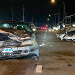 Four people were injured in a suspected impaired driving collision in September 2021, on Highway 99 near Lynnwood. (Washington State Patrol)
