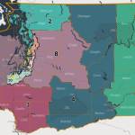 Washington states Congressional Districts, adopted in 2021 (Washington State Redistricting Commission)
