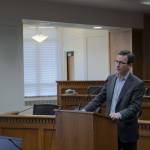 Gov. Bob Ferguson speaks to reporters in Olympia on Jan. 9, 2026. (Photo by Bill Lucia/Washington State Standard)