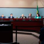The Everett City Council on Jan. 7, 2026. (Will Geschke / The Herald)