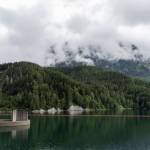 A rain cloud rolls in above Spada Lake on Wednesday, June 18, 2025 in Granite Falls, Washington. (Olivia Vanni / The Herald)