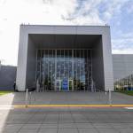 The main entrance to the Boeing Future of Flight on Thursday, Jan. 15, 2026 in Everett, Washington. (Olivia Vanni / The Herald)