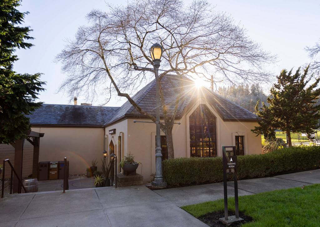 Chateau Ste. Michelle’s tasting room on Wednesday, Jan. 21, 2026 in Woodinville, Washington. (Olivia Vanni / The Herald)