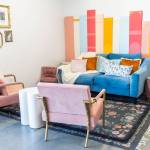 A lounge and reading area available to customers and used for book club at Hardcovers Romance Bookstore on Tuesday, July 8, 2025 in Mill Creek, Washington. (Olivia Vanni / The Herald)