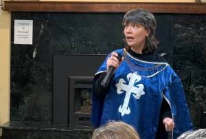 Photo provided. Island Shakespeare Festival is traveling around Whidbey Island on a spring tour dubbed Shakespeare in a Backpack.