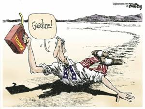 editorial cartoon