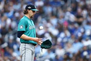 Mariners pitcher Logan Gilbert was tabbed the opening day starter for Seattles first game of the 2026 season. (Getty Images / The Athletic)