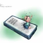 editorial cartoon