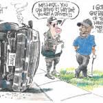editorial cartoon