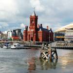 Sometimes called the Welsh Big Ben, the landmark Pierhead Building dominates the waterfront in Cardiffs Docklands district. (Rick Steves)