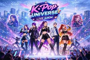 The K-pop Universe Live Show comes to the Historic Everett Theatre on Friday. (Image provided)