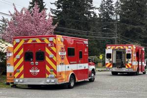 Everett Fire Department responded to an apartment fire the morning of Monday, April 27, 2026, at 811 Madison Street in Everett, Washington. (Everett Fire Department)