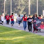 More than 100 people began a march in honor of missing and murdered Indigenous people on Tuesday, May 5, 2026, in Tulalip, Washington. (Olivia Vanni / The Herald)