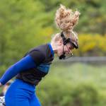 Shorewoods Ellie Van Horn reacts after getting a strikeout during the 3A district loser-out game against Snohomish on Thursday, May 14, 2026 in Everett, Washington. (Olivia Vanni / The Herald)