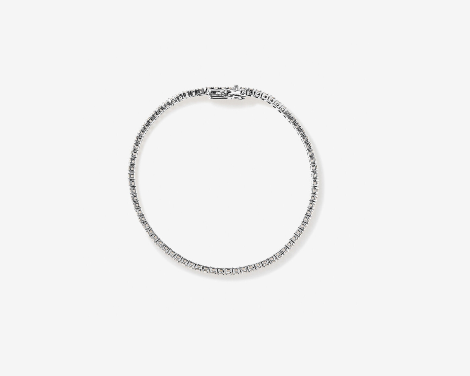 sterling silver diamond tennis bracelet